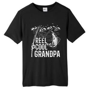 Fishing Lover Funny Gift Reel Cool Grandpa Fish Fishing Gift Tall Fusion ChromaSoft Performance T-Shirt