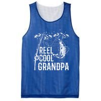 Fishing Lover Funny Gift Reel Cool Grandpa Fish Fishing Gift Mesh Reversible Basketball Jersey Tank