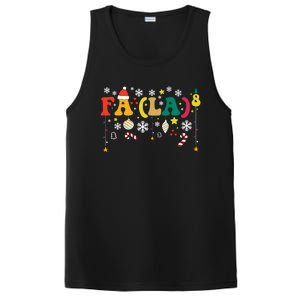 Fa (La)8 Funny Christmas Santa Fa La 8 Xmas Math Teacher Funny Gift PosiCharge Competitor Tank