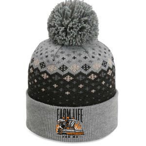 Farm Life For Me Tractor The Baniff Cuffed Pom Beanie