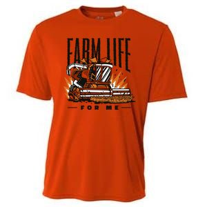 Farm Life For Me Tractor Cooling Performance Crew T-Shirt