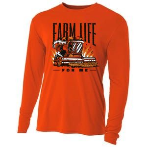 Farm Life For Me Tractor Cooling Performance Long Sleeve Crew