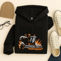 Farm Life For Me Tractor Hoodie