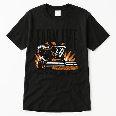 Farm Life For Me Tractor Tall T-Shirt