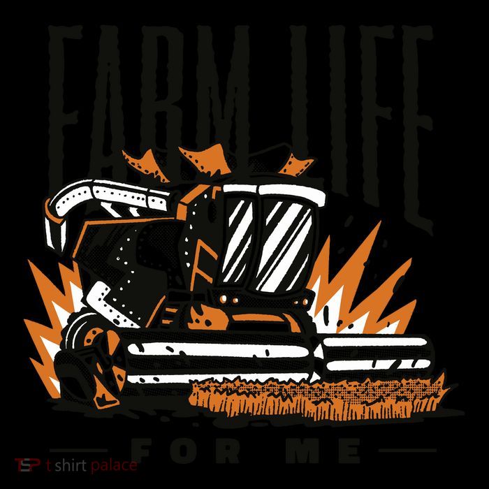 Farm Life For Me Tractor Tall T-Shirt