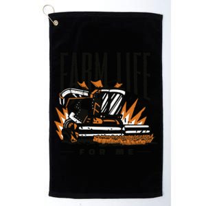 Farm Life For Me Tractor Platinum Collection Golf Towel