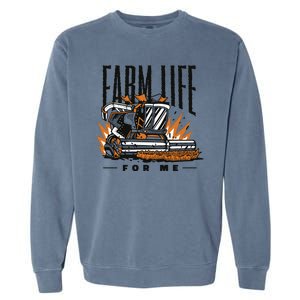 Farm Life For Me Tractor Garment-Dyed Sweatshirt