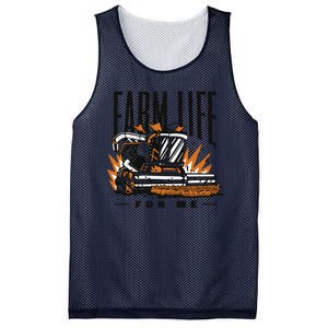 Farm Life For Me Tractor Mesh Reversible Basketball Jersey Tank