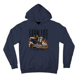 Farm Life For Me Tractor Tall Hoodie