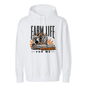 Farm Life For Me Tractor Garment-Dyed Fleece Hoodie