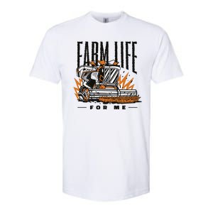 Farm Life For Me Tractor Softstyle CVC T-Shirt