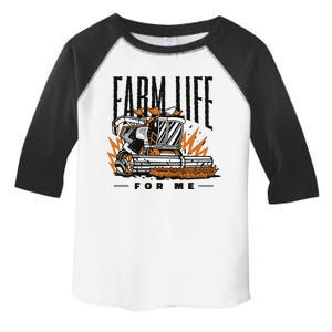 Farm Life For Me Tractor Toddler Fine Jersey T-Shirt