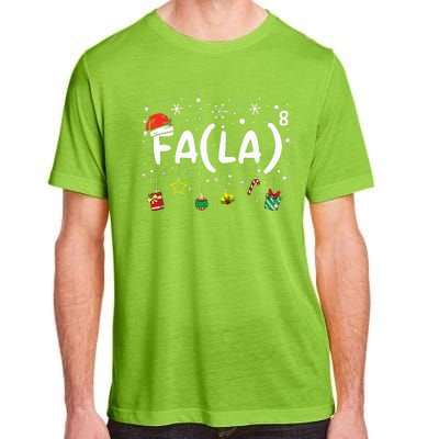 FA (LA)8 Funny Christmas Santa Fa La Math Teacher Adult ChromaSoft Performance T-Shirt