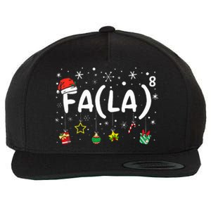 FA (LA)8 Funny Christmas Santa Fa La Math Teacher Wool Snapback Cap