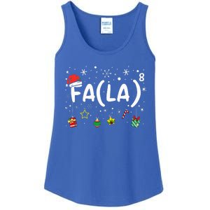 FA (LA)8 Funny Christmas Santa Fa La Math Teacher Ladies Essential Tank