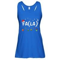 FA (LA)8 Funny Christmas Santa Fa La Math Teacher Ladies Essential Flowy Tank