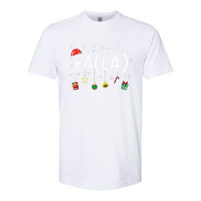 FA (LA)8 Funny Christmas Santa Fa La Math Teacher Softstyle CVC T-Shirt