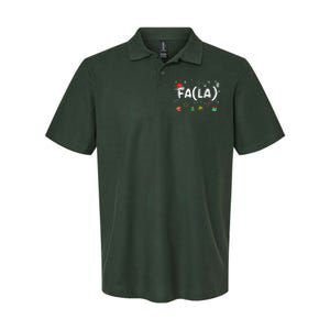 FA (LA)8 Funny Christmas Santa Fa La Math Teacher Softstyle Adult Sport Polo