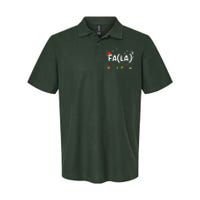 FA (LA)8 Funny Christmas Santa Fa La Math Teacher Softstyle Adult Sport Polo