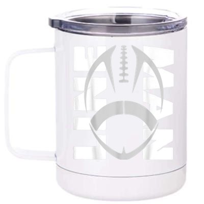 Football Lineman 12 oz Stainless Steel Tumbler Cup