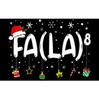 Fa (La)8 Funny Christmas Santa Fa La Math Teacher Bumper Sticker