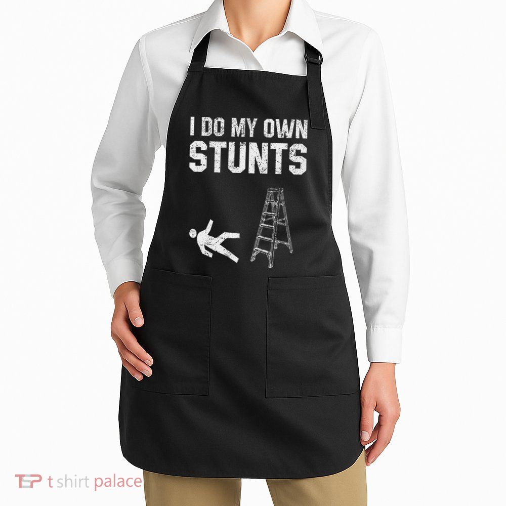 Funny Ladder Fall Gift Broken Bone Hand Get Well Soon Apron