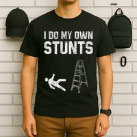 Funny Ladder Fall Gift Broken Bone Hand Get Well Soon T-Shirt
