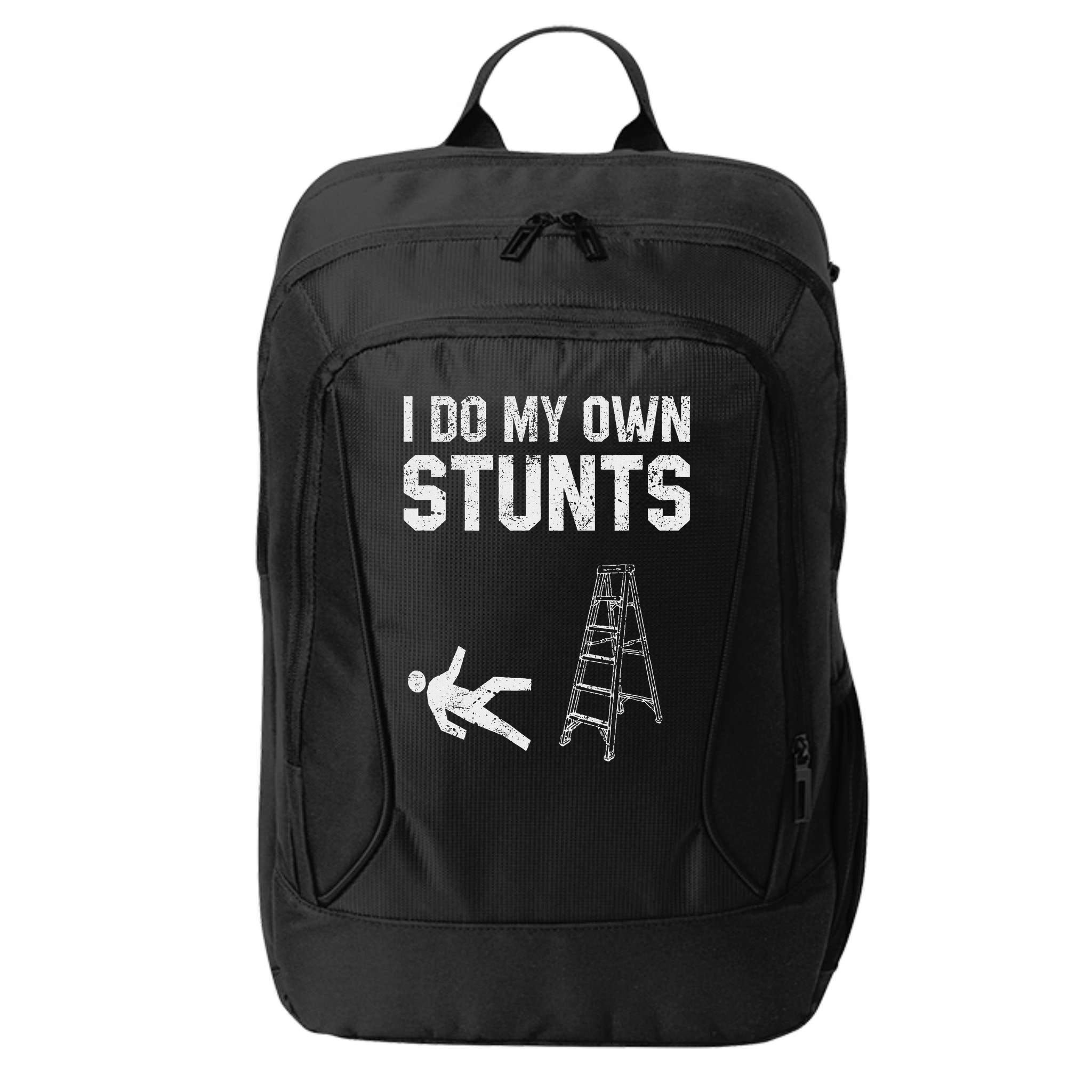 Funny Ladder Fall Gift Broken Bone Hand Get Well Soon City Backpack