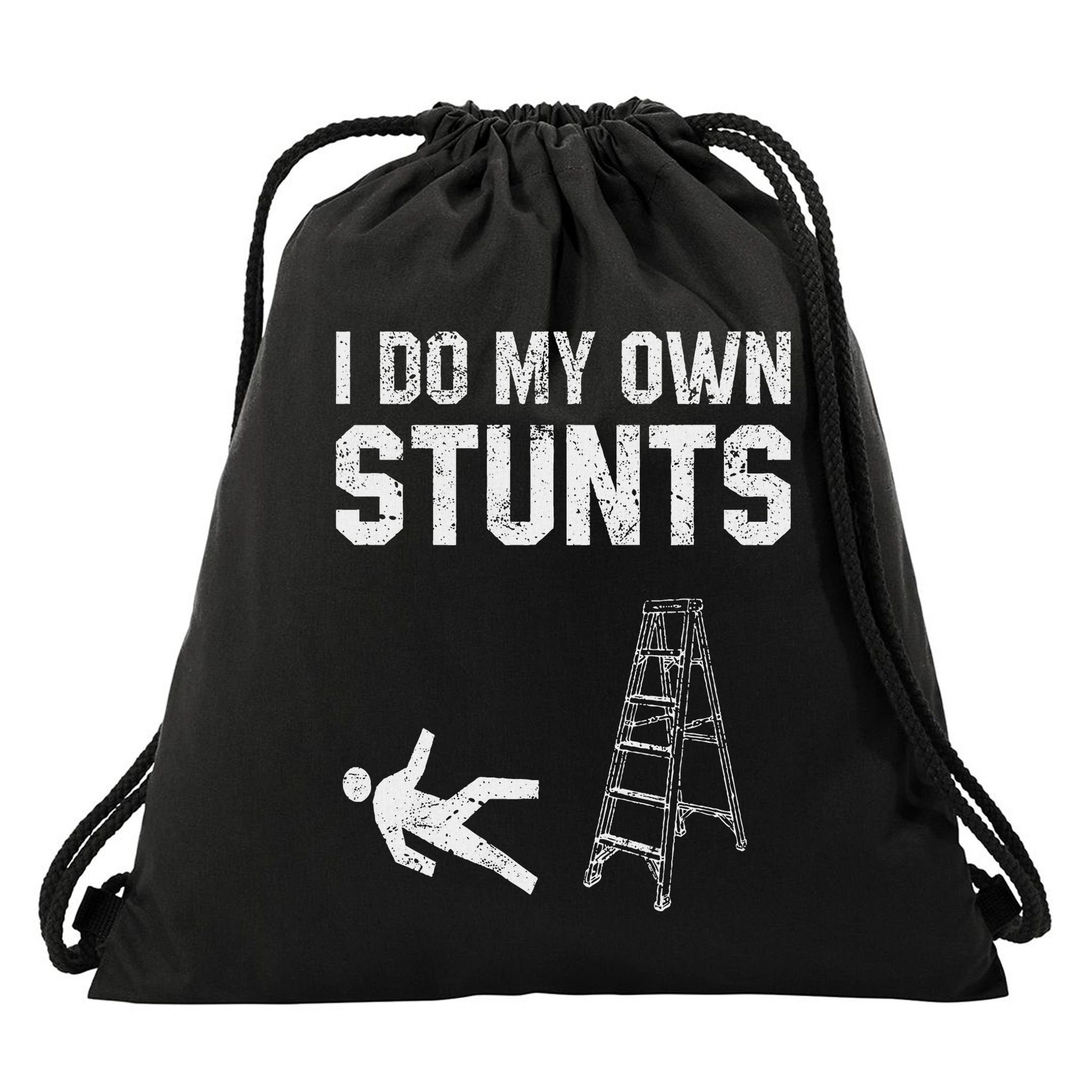 Funny Ladder Fall Gift Broken Bone Hand Get Well Soon Drawstring Bag