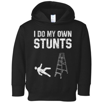 Funny Ladder Fall Gift Broken Bone Hand Get Well Soon Toddler Hoodie