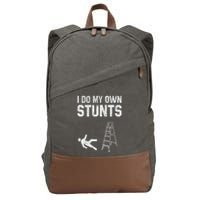 Funny Ladder Fall Gift Broken Bone Hand Get Well Soon Cotton Canvas Backpack