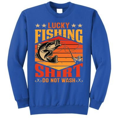 Funny Lucky Fishing Do Not Wash It Funny Fhishing Sweatshirt