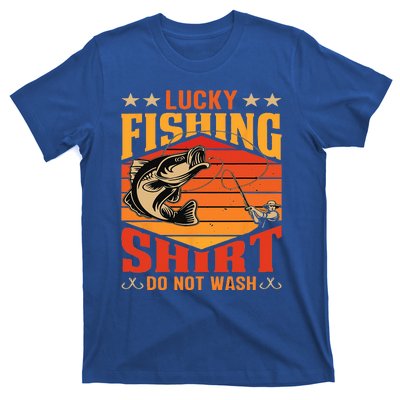 Funny Lucky Fishing Do Not Wash It Funny Fhishing T-Shirt