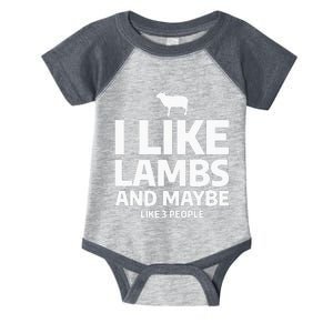 Funny Lamb Farm Livestock Farming Quote For A Farmer Infant Baby Jersey Bodysuit