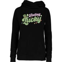 Feeling Lucky Womens Funnel Neck Pullover Hood