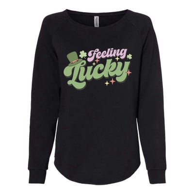 Feeling Lucky Womens California Wash Sweatshirt