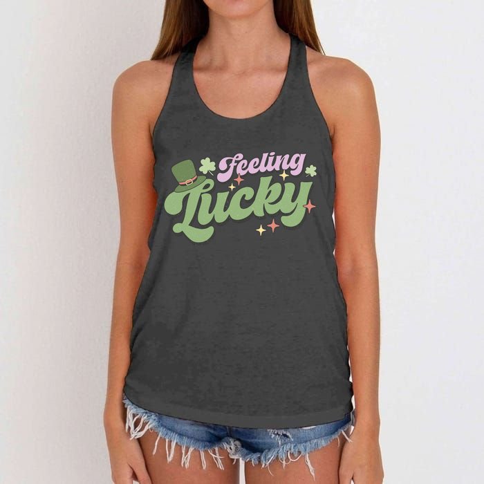 Feeling Lucky Women's Knotted Racerback Tank