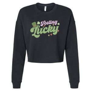 Feeling Lucky Cropped Pullover Crew