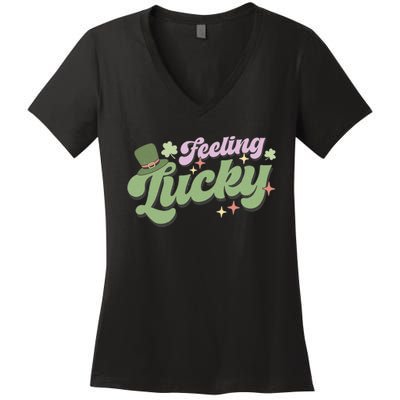 Feeling Lucky Women's V-Neck T-Shirt