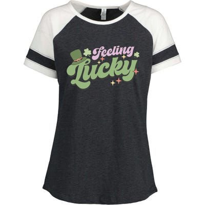 Feeling Lucky Enza Ladies Jersey Colorblock Tee