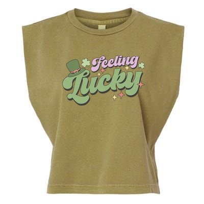 Feeling Lucky Garment-Dyed Women's Muscle Tee