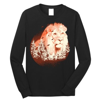Forest Lion Long Sleeve Shirt