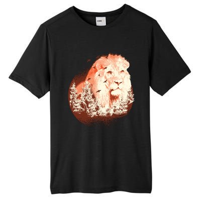 Forest Lion Tall Fusion ChromaSoft Performance T-Shirt