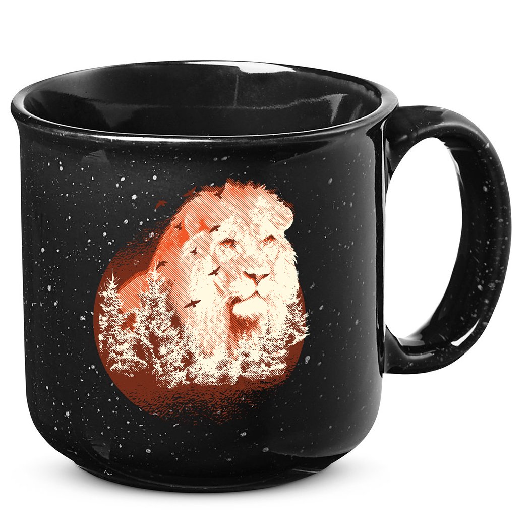 Forest Lion 15oz Campfire Ceramic Mug