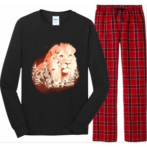 Forest Lion Long Sleeve Pajama Set