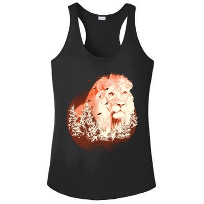 Forest Lion Ladies PosiCharge Competitor Racerback Tank