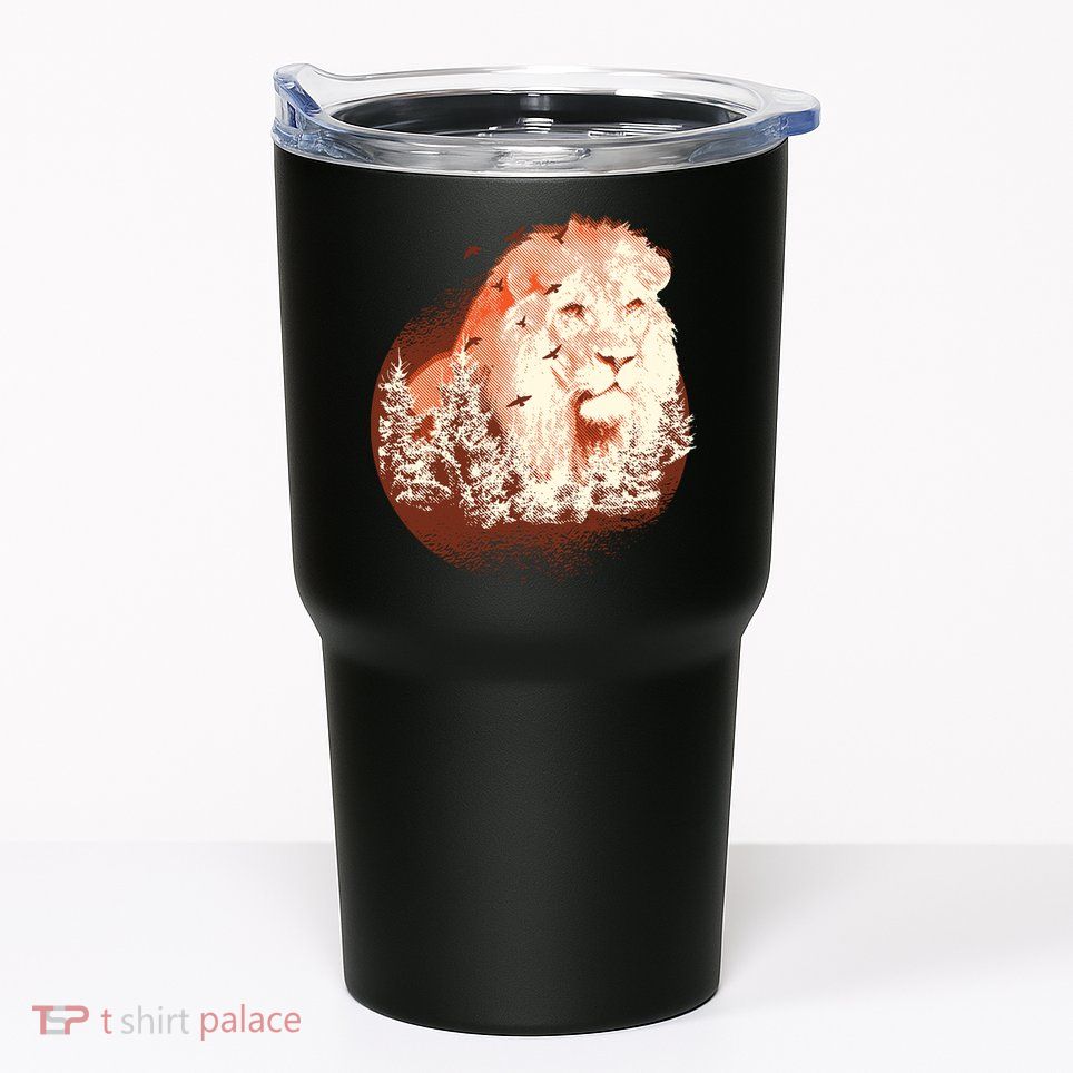 Forest Lion Tumbler