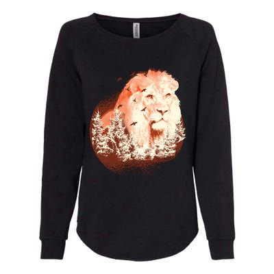 Forest Lion Womens California Wash Sweatshirt