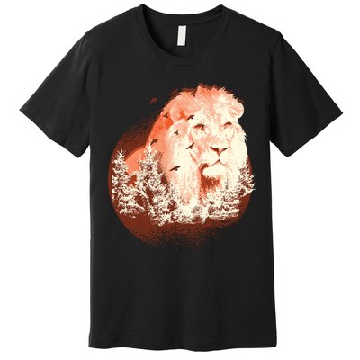 Forest Lion Premium T-Shirt