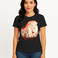 Forest Lion Womens T-Shirt